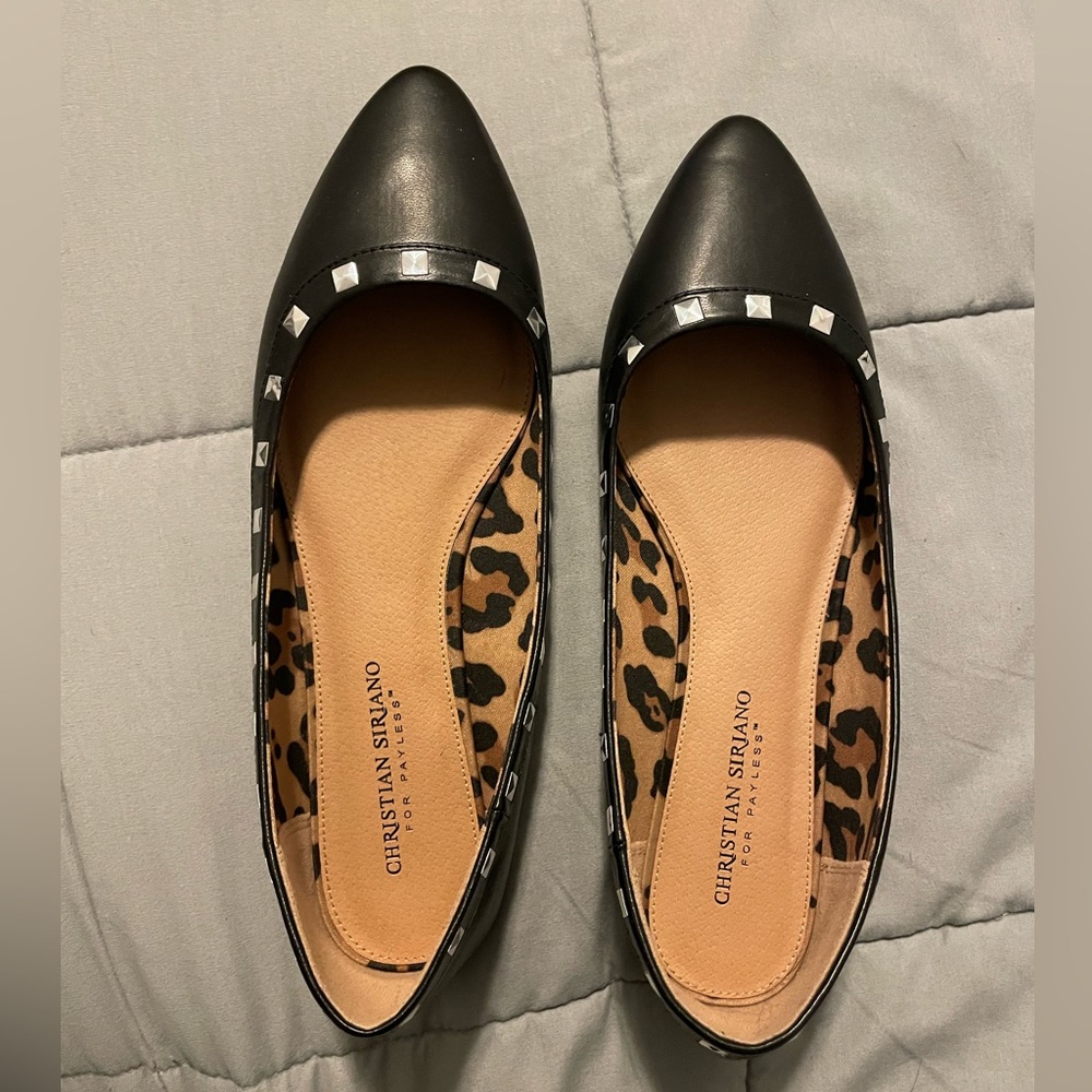 Christian Siriano Black Flats